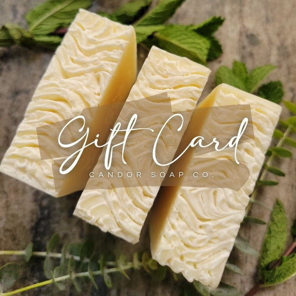 Candor Soap Co. Gift cards
